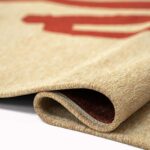 Louis De Poortere teppich Craft Ribbon 9847 Imperial Red fold