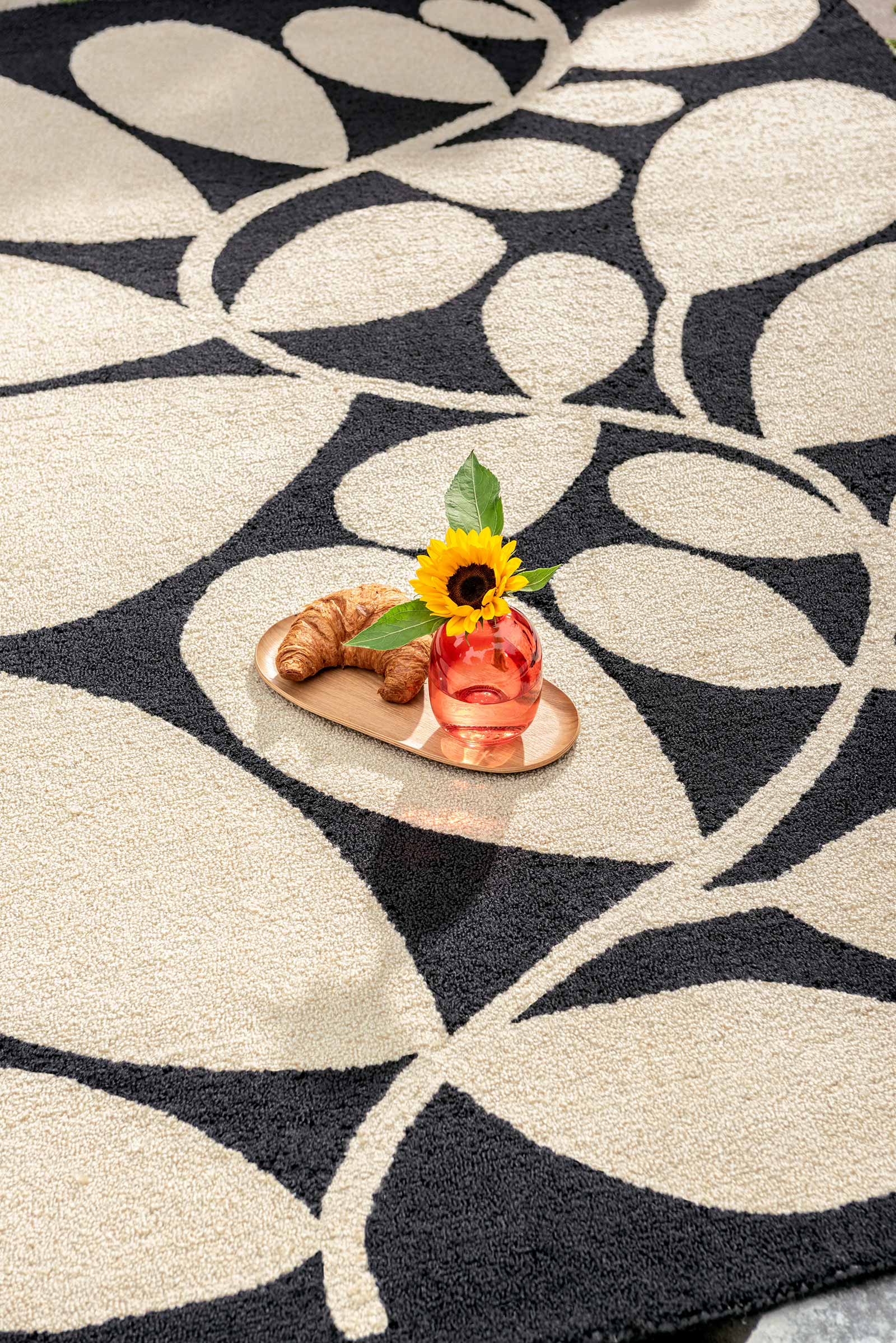 Orla Kiely Sycamore Black 464205 interior B outdoor