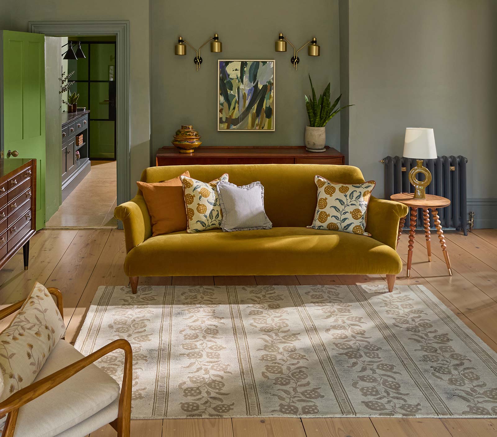 Sanderson Anaar Flax 148001 interior A