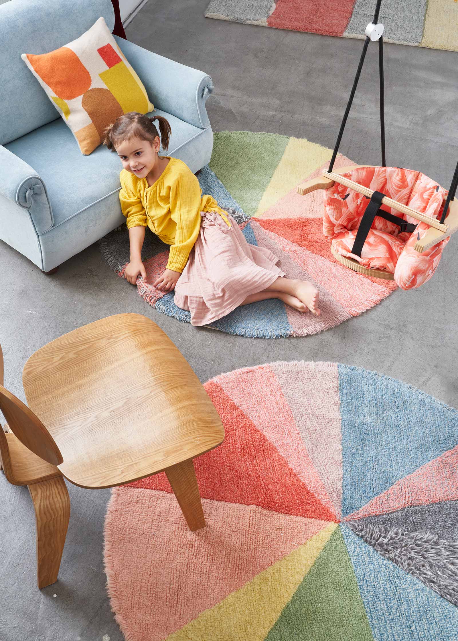 Lorena Canals Woolable Teppich Pie Chart WO PIE RS 11