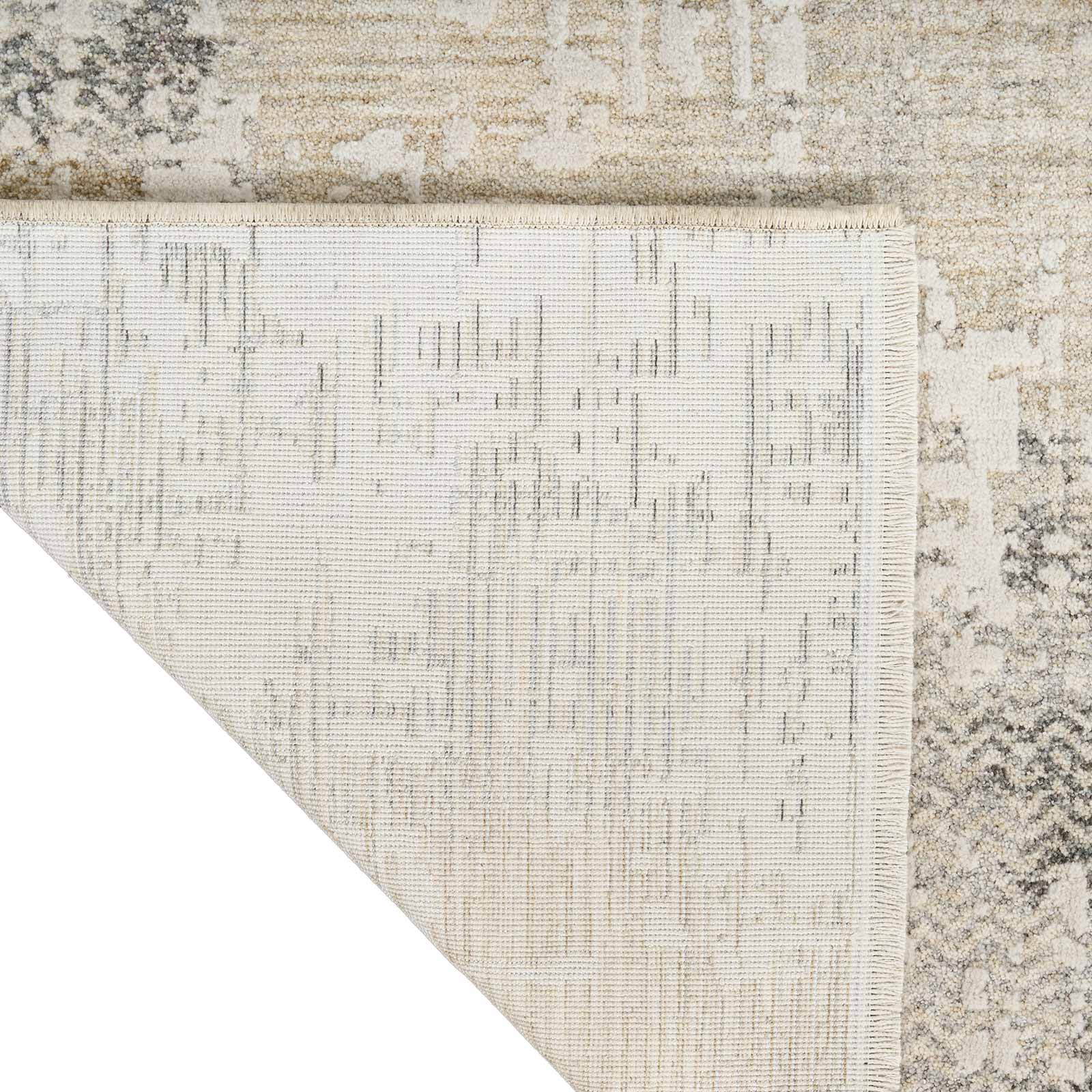 Calvin Klein Teppich Summit CK078 SUM05 CRMIV CREAM IVORY 5x8 841491143377 corner back