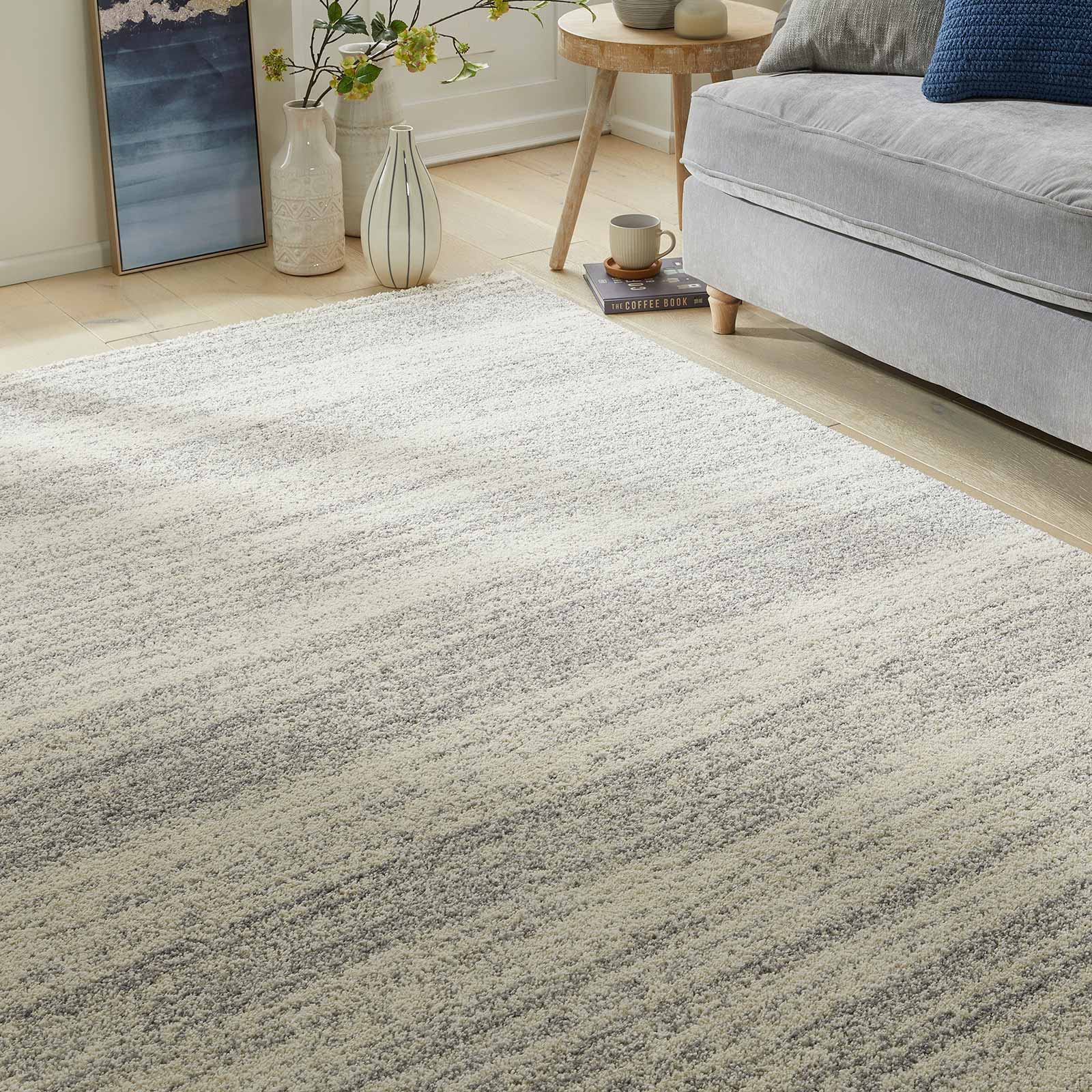 Concept Looms Teppich Somerset SOM101 WHITE GREY social 2