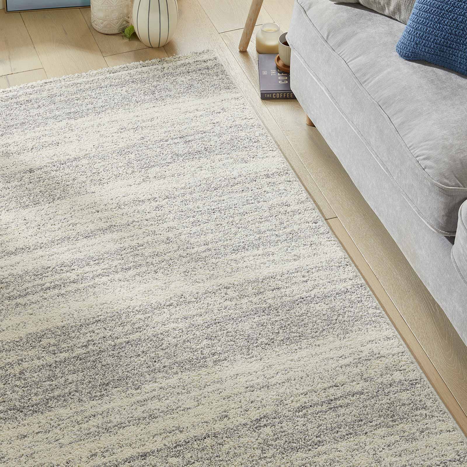 Concept Looms Teppich Somerset SOM101 WHITE GREY zoom