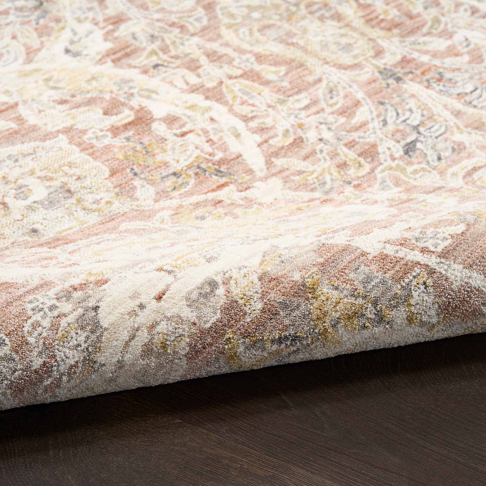 Nourison Teppich Antique Fusion ANF03 BRICK 5x8 841491157794 texture 1