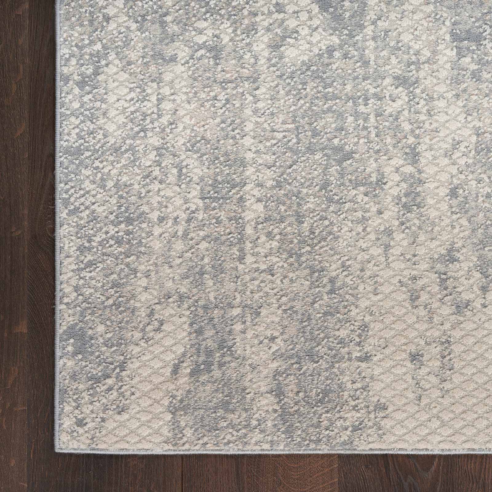 Nourison Teppich Exhale EXL01 LTGRY LIGHT GREY 5x7 099446954930 corner
