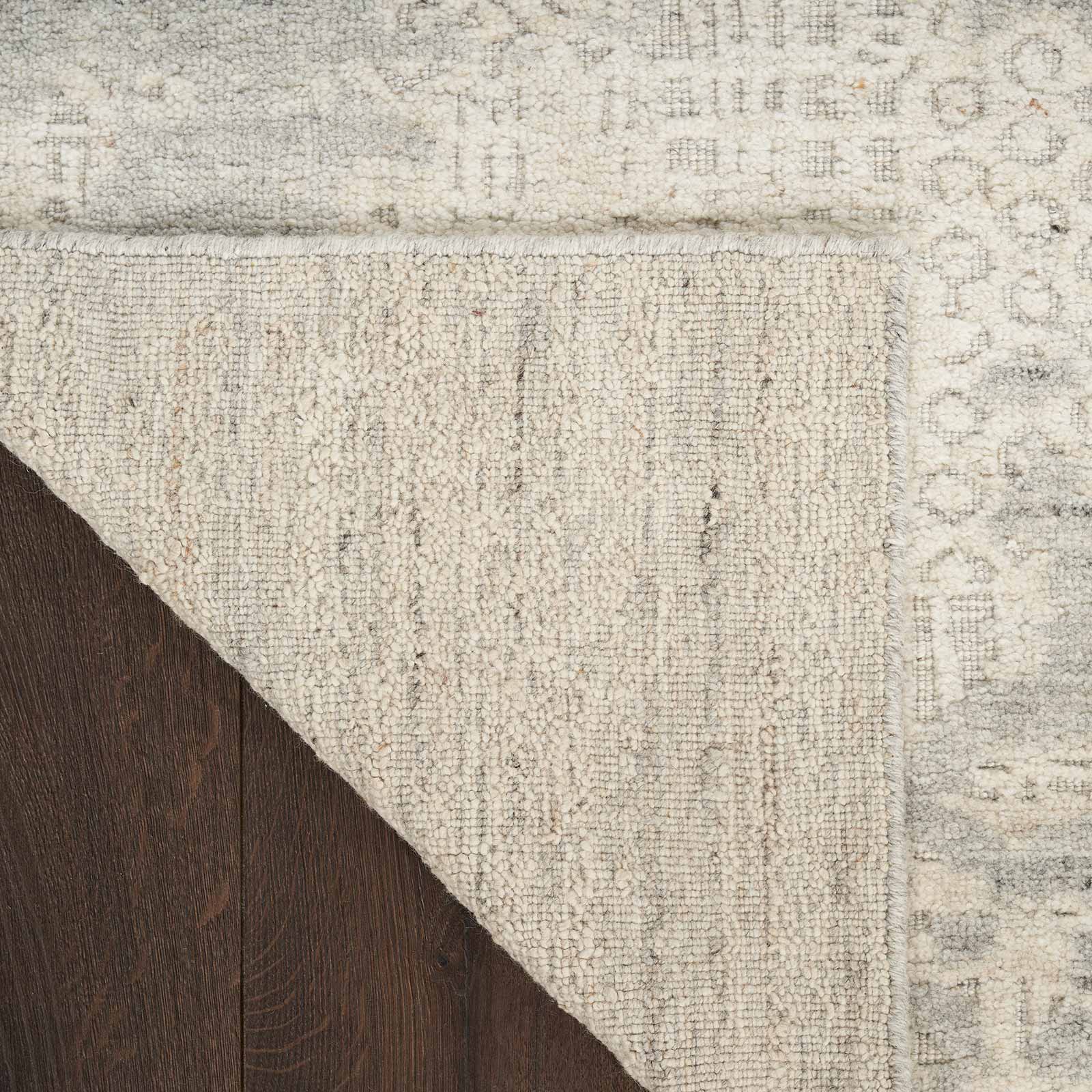 Nourison Teppich Harmony HAY04 IVGRY IVORY GREY 8x10 099446936295 corner B