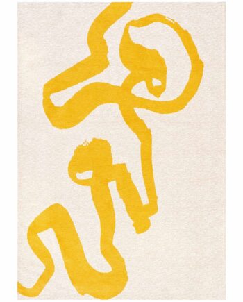 Louis De Poortere teppich Craft 2084 Ribbon Pure Yellow