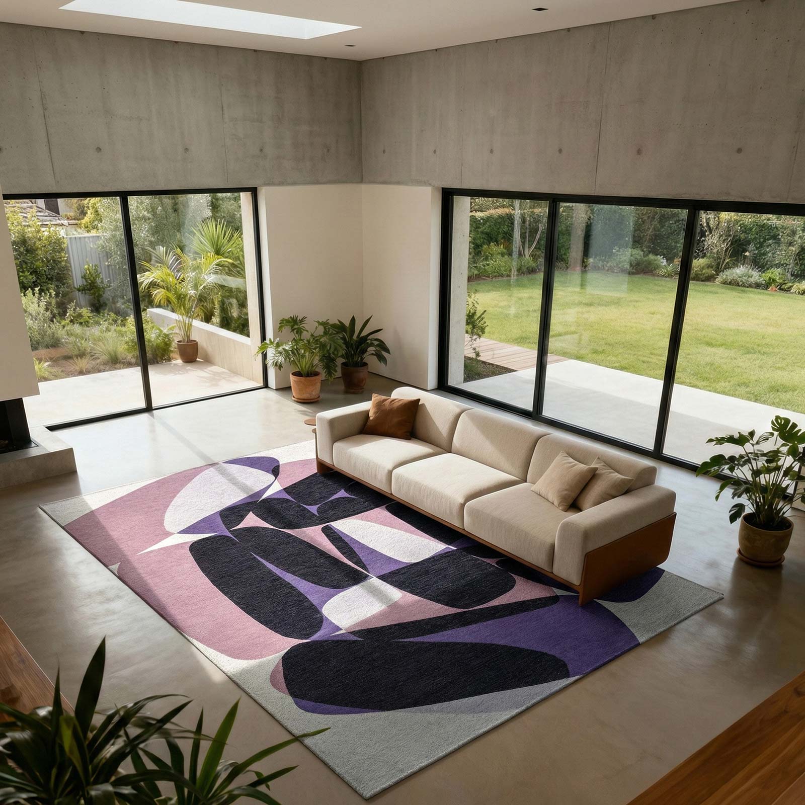 Louis De Poortere teppich Gallery 2086 Stones Eclipse interior