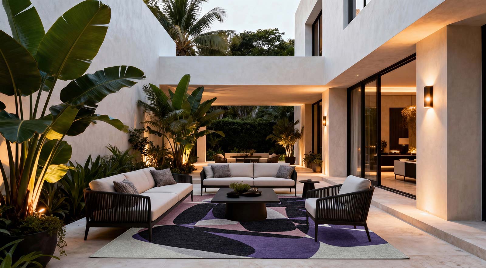 Louis De Poortere teppich Gallery 2086 Stones Eclipse outdoor