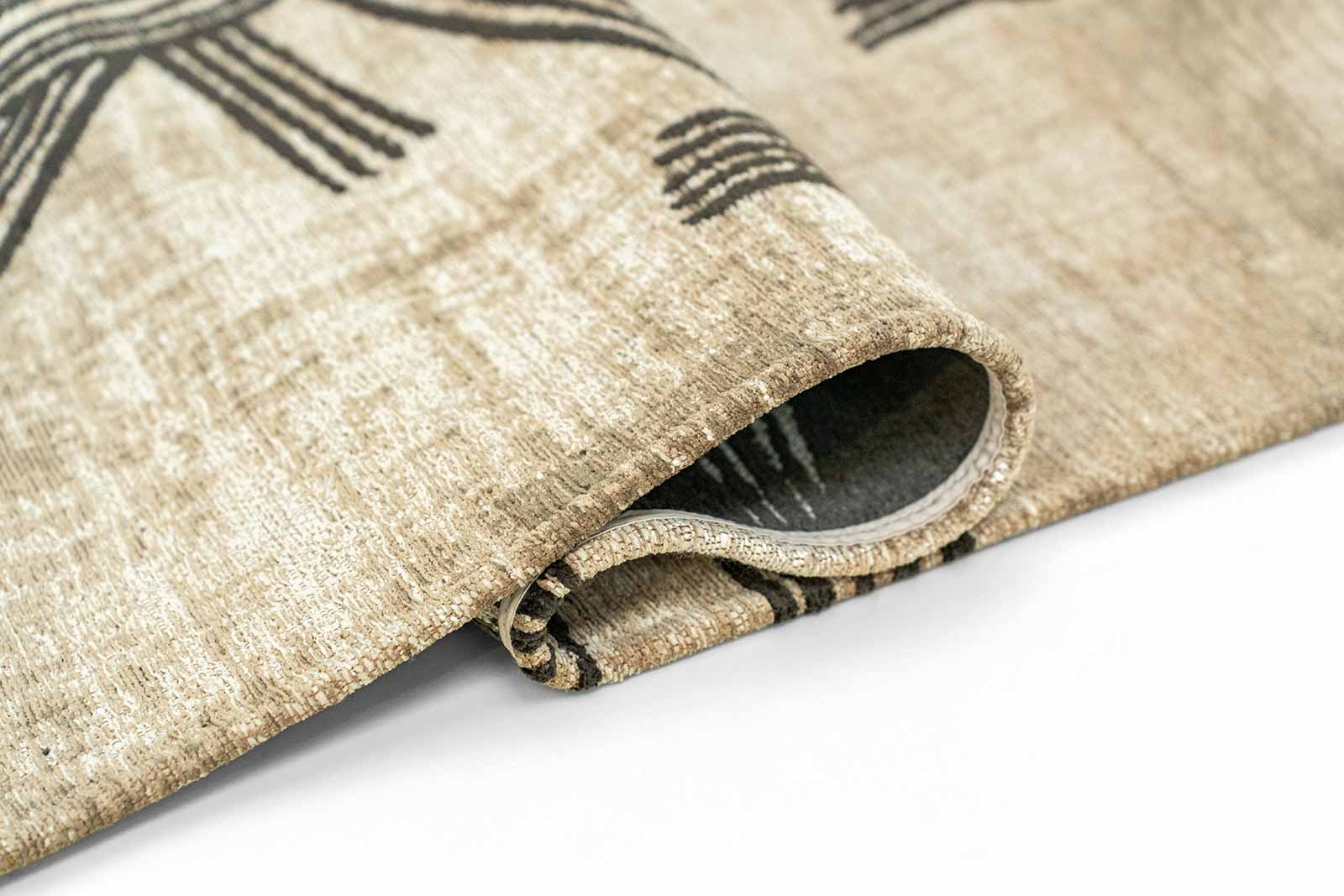 Louis De Poortere teppich Meditation 2067 Kanji Slate fold