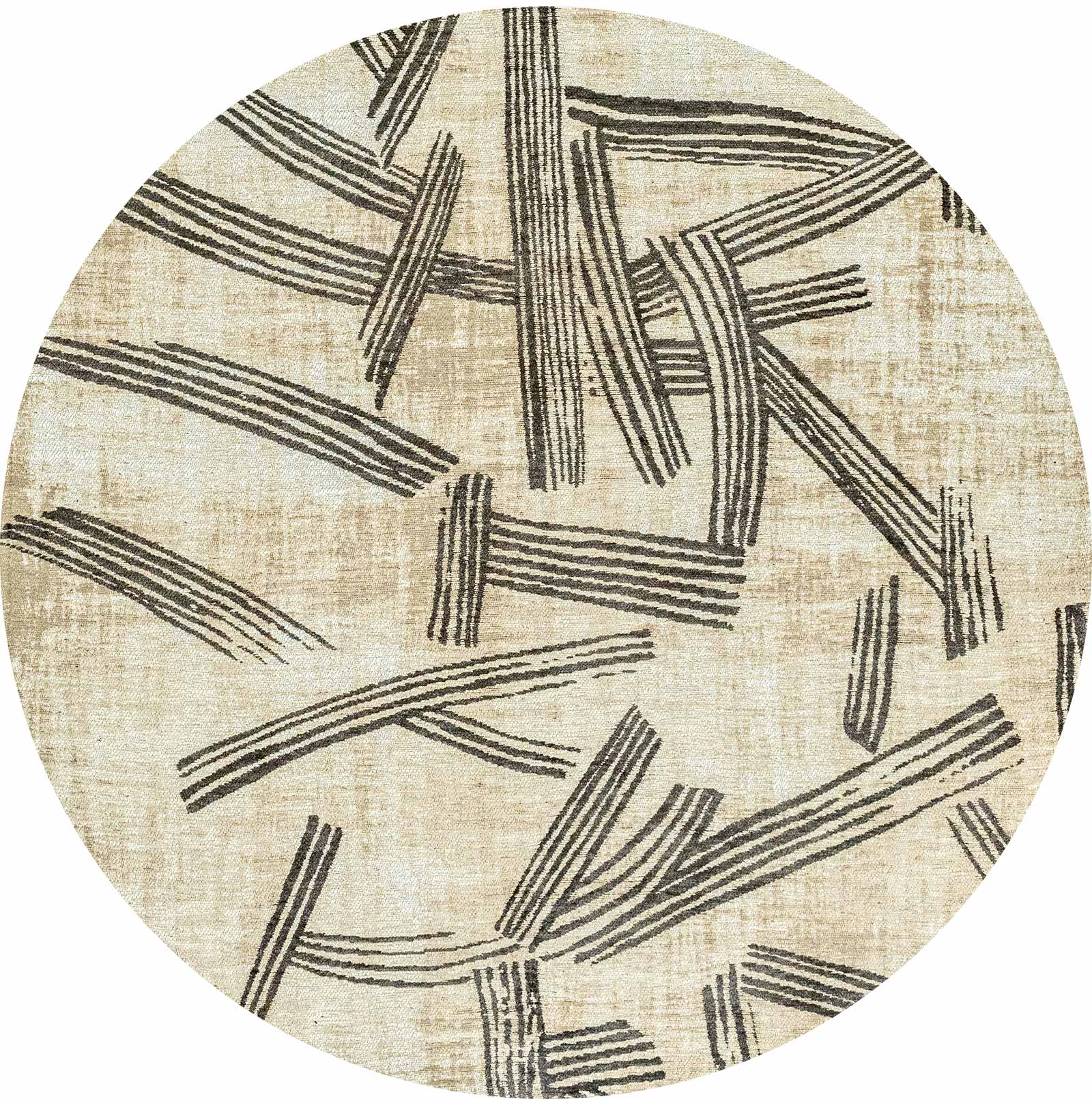 Louis De Poortere teppich Meditation 2067 Kanji Slate round
