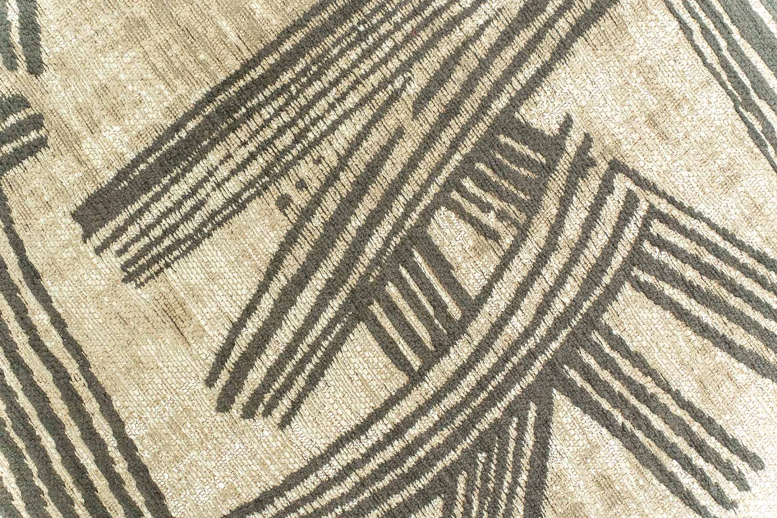 Louis De Poortere teppich Meditation 2067 Kanji Slate zoom 2