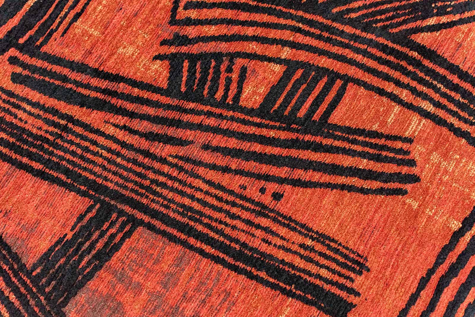 Louis De Poortere teppich Meditation 2069 Kanji Ginger Chocolate zoom 2